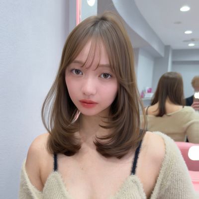 韓国風レイヤーカット