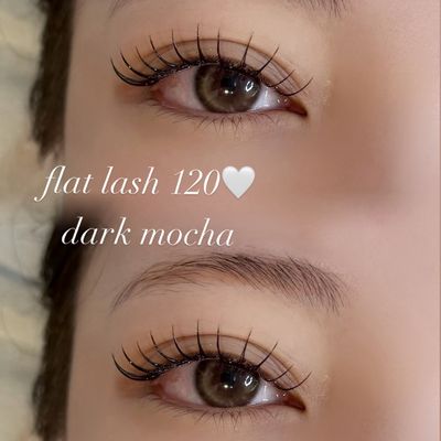【flat lash80🎀】韓国風束感お仕上げ🤍