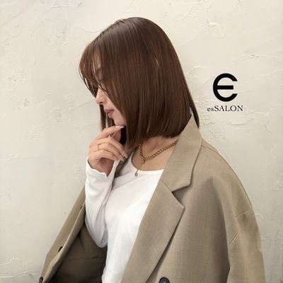 似合わせカット＋ブリーチなし髪質改善ダブルカラー＋バイカルテトリートメント