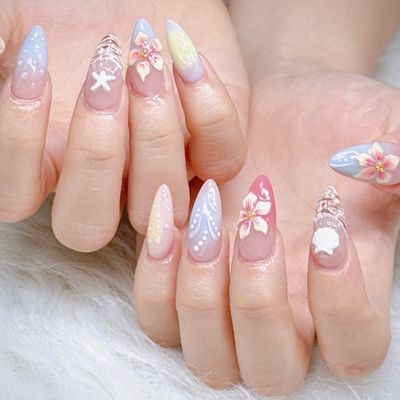 🎀チップ長さ持ち込みデザイン＆アートし放題🎀