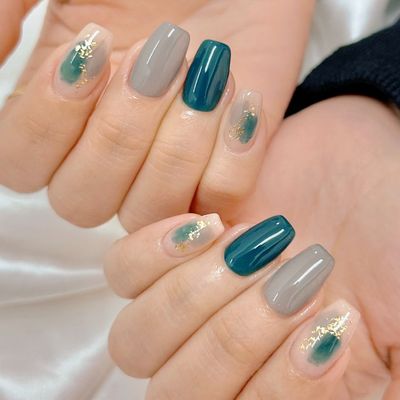 シンプルデザインネイル✩.*˚
