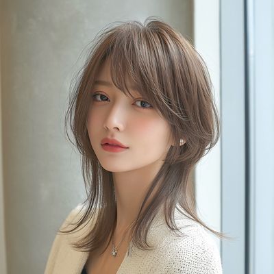 **外国人風ダブルカラー(ケア剤使用でダメージ抑制)&オージュア4stepTR