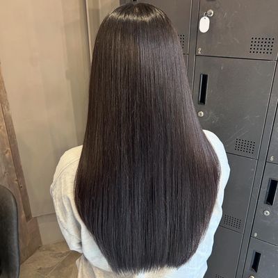 カット+髪質改善美髪ストレート+クイックTR