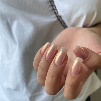 うるうるオーロラネイルミラーパウダー（フィルイン、ハード込み）