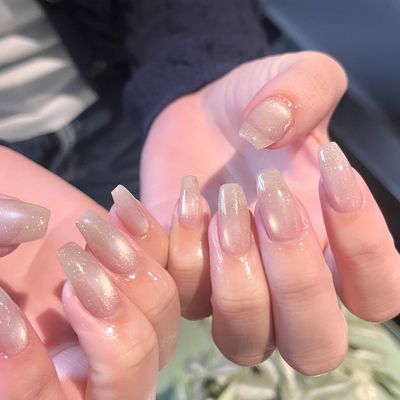 powder/magnet nail