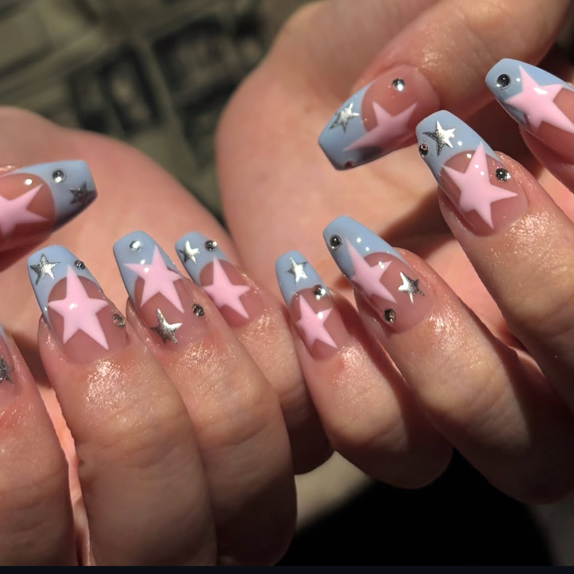Babieblue_RibonNail