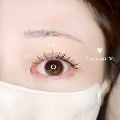 【高持続LED変更可🌟】フラットラッシュ100本➕アイシャンプー➕コーティング付