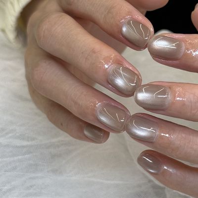 うる艶微粒子マグネットネイル