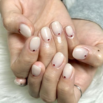 ワンカラー＋小さいストーン0個付け 