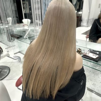 ⭐️痛くない⭐️ワンブリーチ+高発色カラー