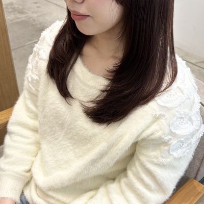 【🍏ご新規様が選ぶ🍏】似合わせ【カット】+ブリーチなし透明感【カラー】