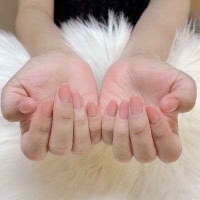 ワンカラーorグラデーション【爪を薄くしないノンサンディングベースジェル】