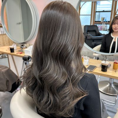 ケアカラー+ハホニコトリートメント