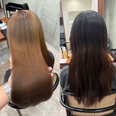 カット+美髪矯正＋3STEPトリートメント¥22000〜