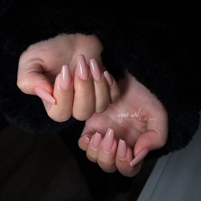 (hand)【Mチップ長さだし】ワンカラー/フラッシュ/ラメ・カラグラ