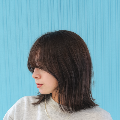 カラー+髪質改善トリートメント¥8000