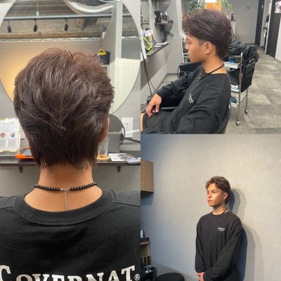 【🩵✨期間限定✨‼️メンズカット、カラー🩵💥バチバチ💥に決まるまで帰れません