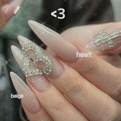 長さだしありシンプルネイル ⸝꙳.⋆