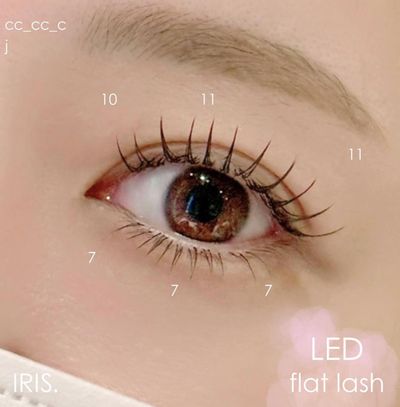 【低刺激＋持ちUP】LEDフラットラッシュ80本🩰