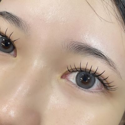 【フラットラッシュ/100本】
アイシャンプー付🫧ナチュラル仕上がり