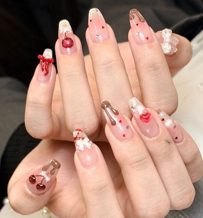 10本長さ出し+やり放題120分 🍓バラジェル使用🍒🥭🍎12900円