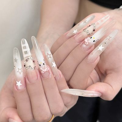 ≪超ロングチップ長さだし≫160分持ち込みデザイン❤️‍🔥パーツつけ放題