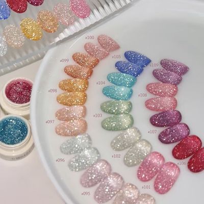 【ハンド】「キラキラ」フラッシュネイル　¥5580