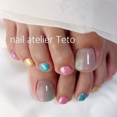 🤍人気No.1🤍似合わせ持ち込みデザイン【フット】🚨お値段変動メニュー🚨