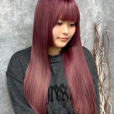 デザインカット+ケラフェクト髪質改善加熱トリートメント