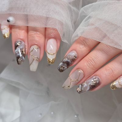 【ハンド】持込デザインOK☆たっぷり10本アート（オフ別途）¥13000