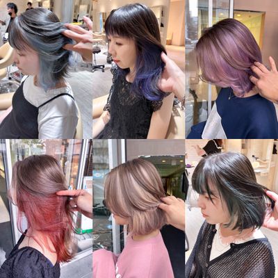 内側のデザインがお洒落✨インナーカラー