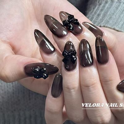 ★モデル練習　ワンカラー　リボン🎀パーツ2個付き