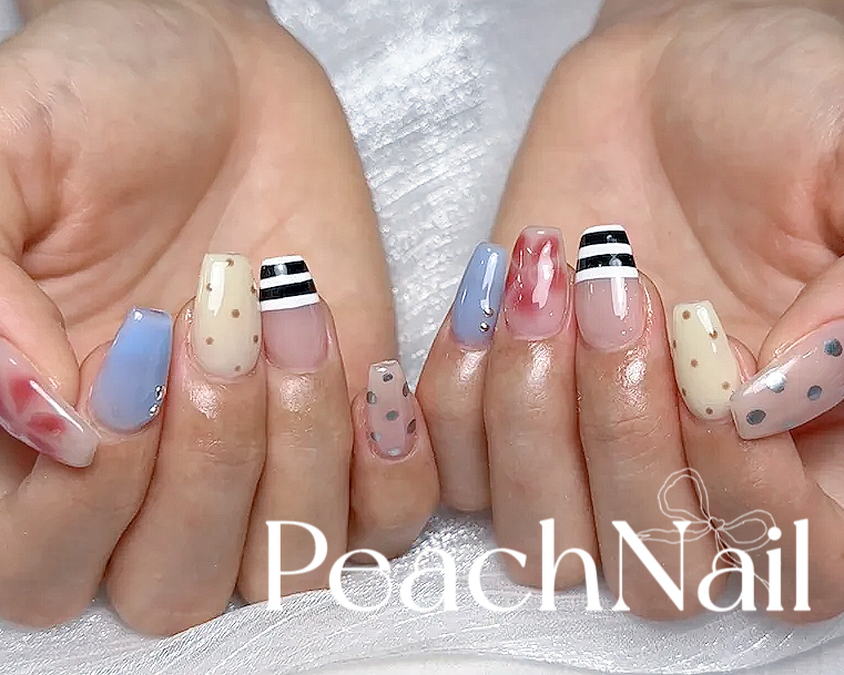Peach_Nail