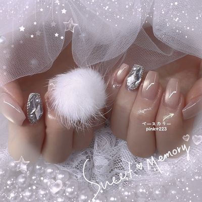 【オフ無料】🩷当日限定🍀 埋め尽くし2本+ワンカラー💕(ORパーツ2個) 🍀🩷