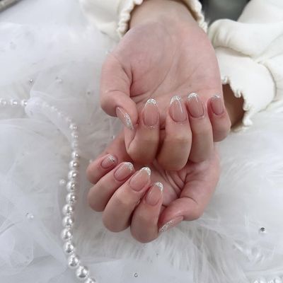 ガラスフレンチ🤍オフ無料