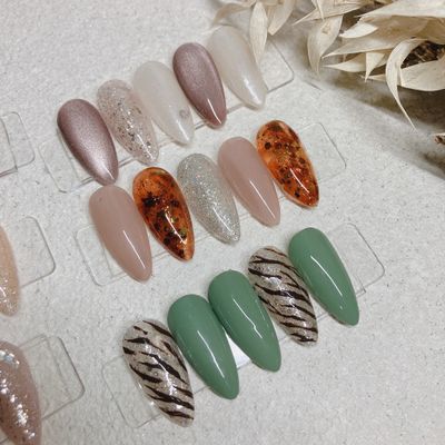 【定額デザインネイルコースA】シンプルきれい