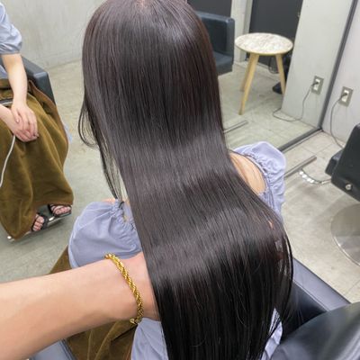 【🌱期間限定】髪質改善縮毛矯正+イルミナカラー+3stepトリートメント