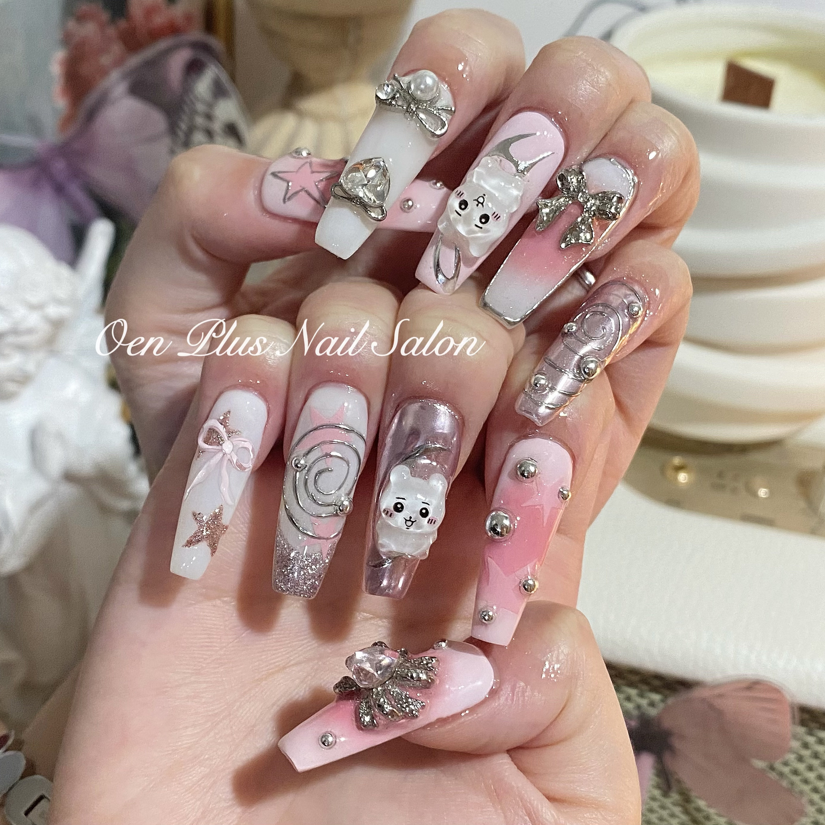 チップスカルプ💕パーツつけ放題💕持ち込みデザイン12980