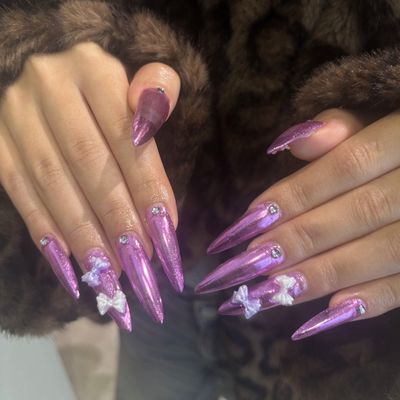 long mirror / Flash/magnet nail⁎⁺˳✧༚