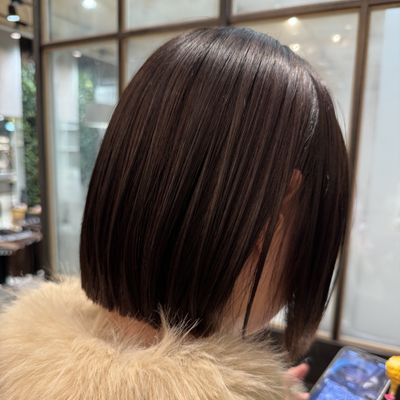 【🫧トリートメント🫧】カット➕透明感カラー➕キラキラトリートメント