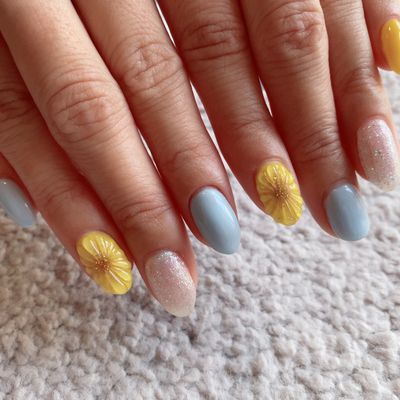 当サロン再来のお客様
ベースメニュー追加アート