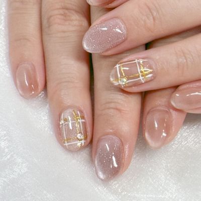 【定額デザインネイルBコース】華やかリッチ💕