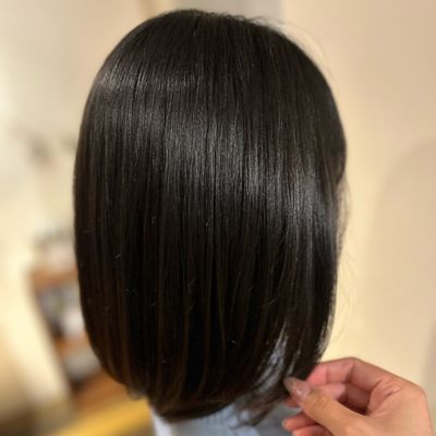 💎〖朝のお手入れを楽に〗似合わせカット＋酸性ストレート