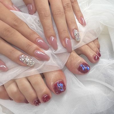 【hand&foot model】ワンカラー&マグセット