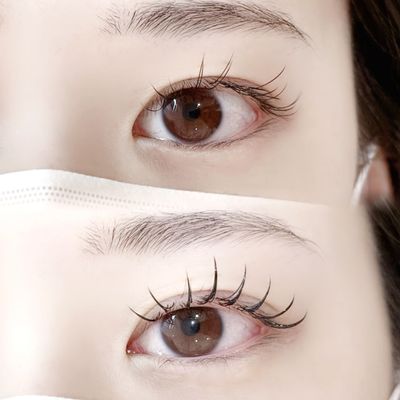 🐰LEDフラットラッシュ140本⛓️🩵
