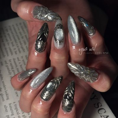 (hand)【ジェル・やり放題】持ち込み◎🍒フルデザイン150分