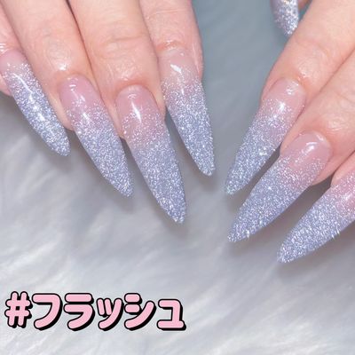 オフ無♪ フラッシュネイル