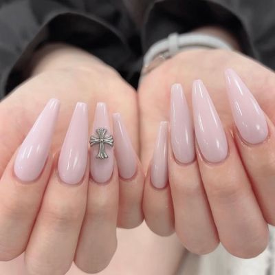 💚チップ長さ出し ワンカラー🌷