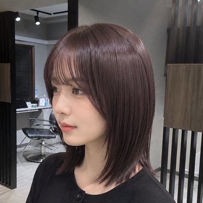 似合わせカット+ブリーチなしダブルカラー✨️+トリートメント