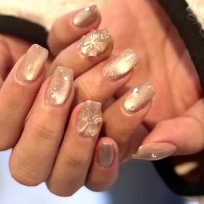 ワンカラー・ラメグラデーション